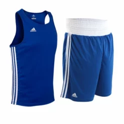 Adidas Base Punch Shorts & Vest Set 10 Adidas Base Punch Shorts & Vest Set -Venum Sales adibp blue