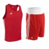 Adidas Base Punch Shorts & Vest Set -Venum Sales adibp red
