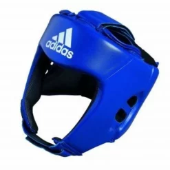 Adidas 'AIBA Style' Training Headguard -Venum Sales aibah1t blue 3 4 front 2 2
