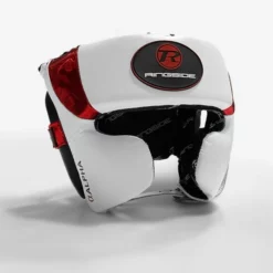 Ringside Alpha Elite Headguard -Venum Sales alpha sparring headguard white red