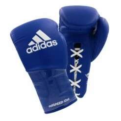 Adidas AdiSpeed Boxing Gloves - Lace -Venum Sales blue lace