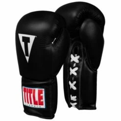 TITLE Classic Leather Training Gloves 2.0 - Lace -Venum Sales ctsgl2 bk 1 2