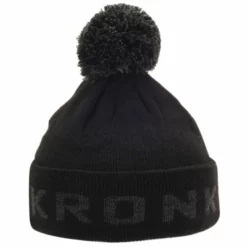 Kronk Detroit Knitted Bobble Hat -Venum Sales detroit beanie black 1