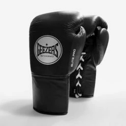 Geezers Elite Pro Training/Sparring Gloves 2.0 - Lace -Venum Sales elite pro lace black
