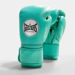 Geezers Elite Pro Training/Sparring Gloves 2.0 - Velcro -Venum Sales elite pro velcro mint green