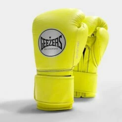 Geezers Elite Pro Training/Sparring Gloves 2.0 - Velcro -Venum Sales elite pro velcro pop yellow