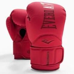 Everlast Elite 2 Training Boxing Gloves - Velcro -Venum Sales ev106 red1 4