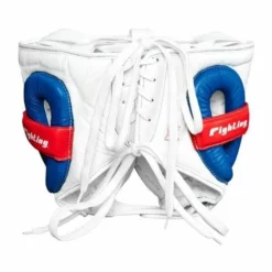 Fighting Freedom Leather Sparring Headguard -Venum Sales flshg2 wh 3