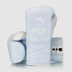 Fly Superlace X Boxing Gloves -Venum Sales fly104 light blue a 5
