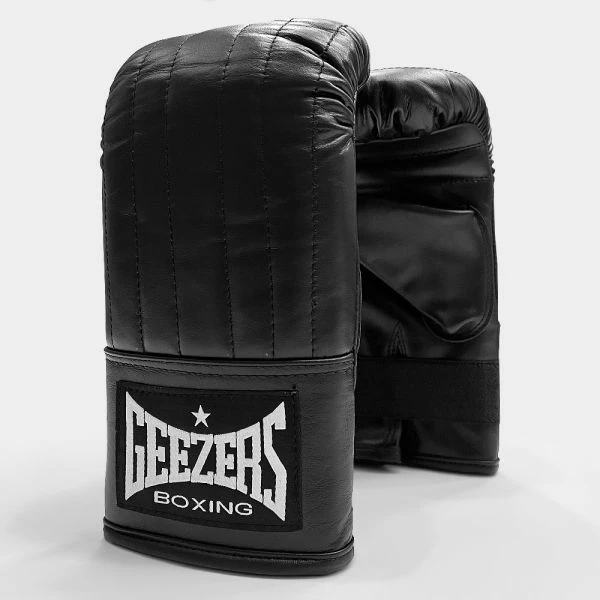 Geezers Pro Classic Leather Bag Mitt - Black 3 Geezers Pro Classic Leather Bag Mitt - Black