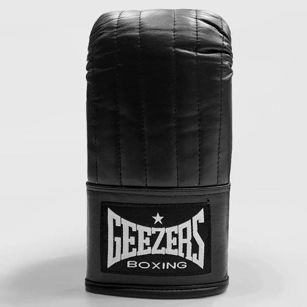 Geezers Pro Classic Leather Bag Mitt - Black 4 Geezers Pro Classic Leather Bag Mitt - Black - Image 2