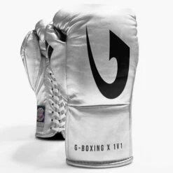 G-Boxing X 1V1 Professional Fight Gloves -Venum Sales gb120 silver 1 2