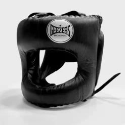 Geezers Elite Pro Bar Faced Headguard -Venum Sales geezers elite pro barfaced headguard black