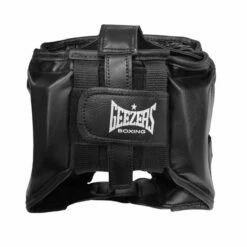 Geezers TRG Junior Cheek Headguard - Black/Red -Venum Sales geezers trg junior cheek headguard back