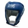 Geezers Leather TRG Boxing Headguard -Venum Sales geezers trg leather headguard blue