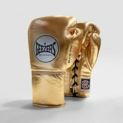 Geezers Elite Pro Fight Gloves - Special Edition -Venum Sales gold silver