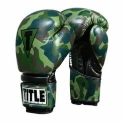 TITLE Boxing Infused Foam Camo Bag Gloves