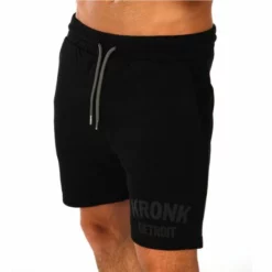 Kronk Detroit Applique Jog Shorts -Venum Sales kronk applique detroit jog shorts black 1