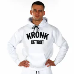Kronk Detroit Applique Hoodie -Venum Sales kronk detroit applique hoodie white 1