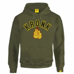 Kronk Gloves Applique Hoodie -Venum Sales kronk gloves applique hoodie military green 1