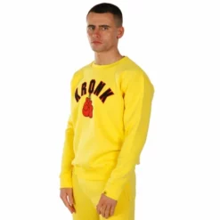 Kronk Gloves Applique Sweatshirt -Venum Sales kronk gloves applique sweatshirt yellow 1