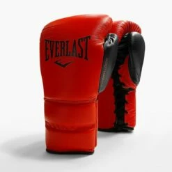 Everlast Powerlock2 Pro Training Boxing Gloves - Lace 16 Everlast Powerlock2 Pro Training Boxing Gloves - Lace -Venum Sales lace red