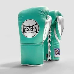 Geezers Elite Pro Fight Gloves - Special Edition -Venum Sales mint green silver
