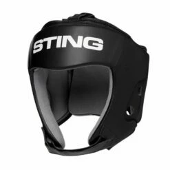 Sting Orion Gel Open Face Headguard - Black