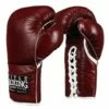 TITLE Old School Leather Sparring Gloves - Lace -Venum Sales oslsg rd 01 1