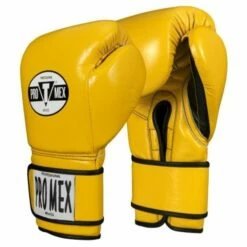 Pro Mex Pro Boxing Gloves V3.0 - Hook & Loop -Venum Sales pmtge3 yl 1 4 1 1 2
