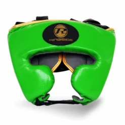 Ringside Pro Fitness Headguard -Venum Sales pu head front green