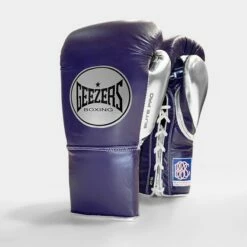 Geezers Elite Pro Fight Gloves - Special Edition -Venum Sales purple silver