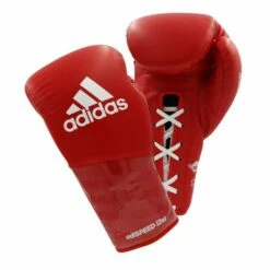 Adidas AdiSpeed Boxing Gloves - Lace -Venum Sales red lace