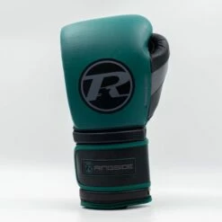 Ringside Pinnacle Series Boxing Gloves - Velcro -Venum Sales ringside green black velcro 1