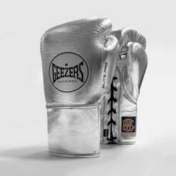 Geezers Elite Pro Fight Gloves - Special Edition -Venum Sales silver 5