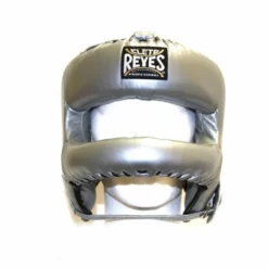 Cleto Reyes Rounded Nylon Bar Headguard -Venum Sales silverhg frontbar 1 2