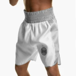 Suzi Wong X Geezers Satin 2 Colour Boxing Shorts 11 Suzi Wong X Geezers Satin 2 Colour Boxing Shorts -Venum Sales sw1700 white silver 1