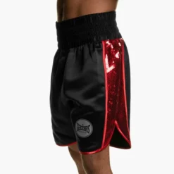 Suzi Wong X Geezers Satin/Sequin Boxing Shorts