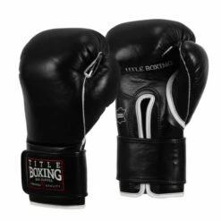 TITLE Old School Leather Bag Gloves -Venum Sales tb137 black 1