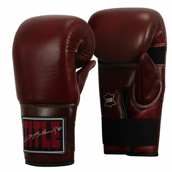 TITLE Boxing Sugar Ray Leonard Throwback Leather Bag Gloves 4 TITLE Boxing Sugar Ray Leonard Throwback Leather Bag Gloves - Image 2