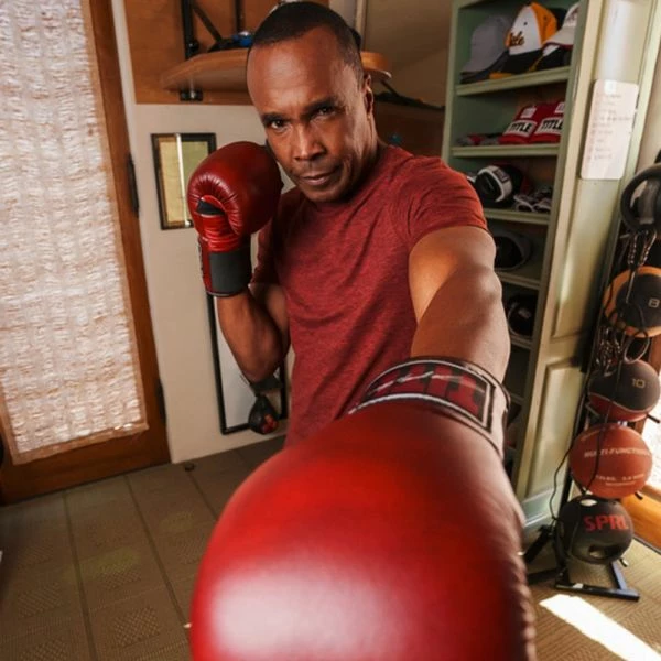 TITLE Boxing Sugar Ray Leonard Throwback Leather Bag Gloves 8 TITLE Boxing Sugar Ray Leonard Throwback Leather Bag Gloves - Image 6