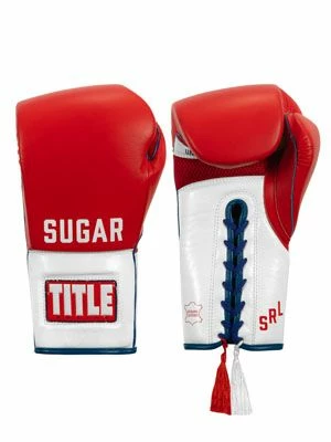 TITLE Boxing Sugar Ray Leonard Signature Leather Sparring Gloves 3 TITLE Boxing Sugar Ray Leonard Signature Leather Sparring Gloves