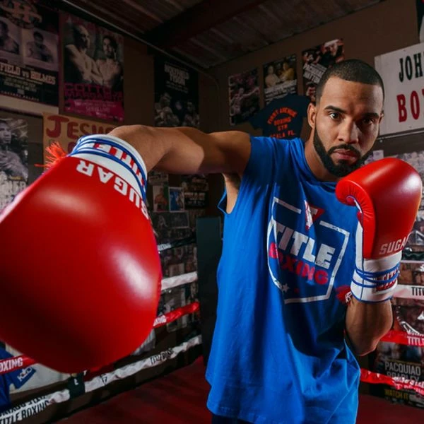 TITLE Boxing Sugar Ray Leonard Signature Leather Sparring Gloves 15 TITLE Boxing Sugar Ray Leonard Signature Leather Sparring Gloves - Image 13