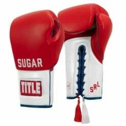 TITLE Boxing Sugar Ray Leonard Signature Leather Sparring Gloves 17 TITLE Boxing Sugar Ray Leonard Signature Leather Sparring Gloves -Venum Sales tb165 2