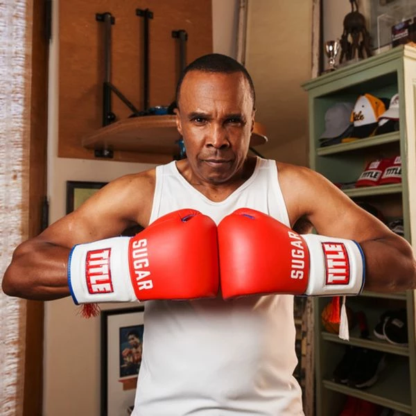 TITLE Boxing Sugar Ray Leonard Signature Leather Sparring Gloves 9 TITLE Boxing Sugar Ray Leonard Signature Leather Sparring Gloves - Image 7