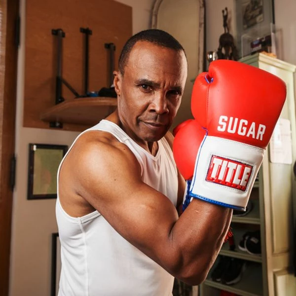 TITLE Boxing Sugar Ray Leonard Signature Leather Sparring Gloves 10 TITLE Boxing Sugar Ray Leonard Signature Leather Sparring Gloves - Image 8