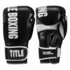 TITLE Boxing Soft Strike Gel Bag Gloves -Venum Sales tb168 black 1