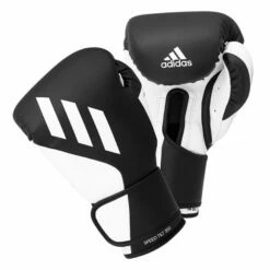 Adidas TILT 350 Pro Boxing Gloves - Hook & Loop -Venum Sales tilt black white velcro