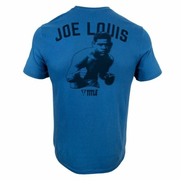 TITLE Legacy Joe Louis Fighting Pride T-Shirt - Blue 4 TITLE Legacy Joe Louis Fighting Pride T-Shirt - Blue - Image 2