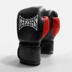 Geezers Hammer Training/Spar Boxing Gloves 2.0 - Velcro -Venum Sales velcro black red